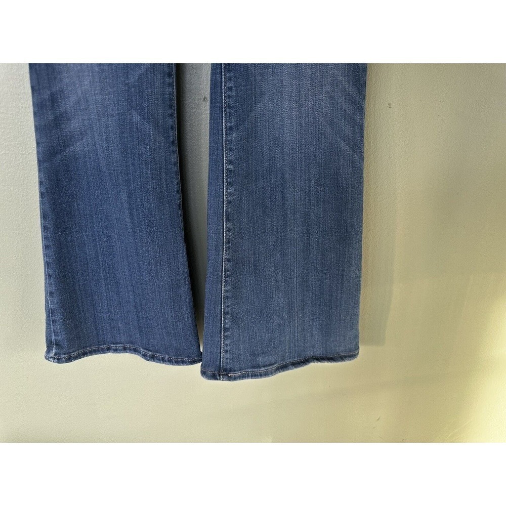 LEVIS 726 Jeans Sz 32/28 Flare High Rise Med Wash Denim Stretch High Waist​​​​ - Picture 11 of 12
